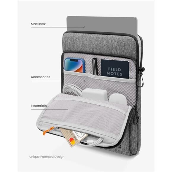 Protective Laptop Shoulder Bag Designed for 16-inch New MacBook - Picture 2 of 7